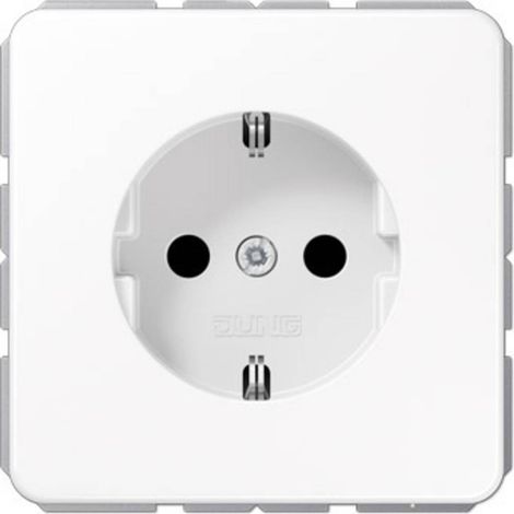 Jung 1 parte Frutto Presa schuko Bianco alpino CD1520WW 1 pz. (1/2)