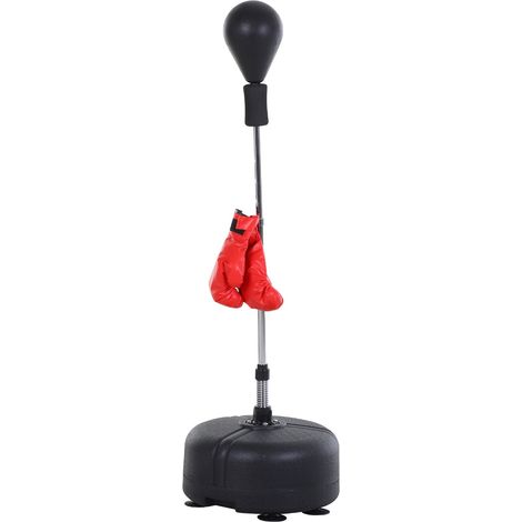 Punching Ball Sacco Boxe da Terra con Guantoni