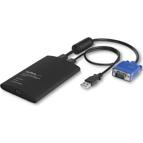 StarTech.com Adattatore Crash Cart portatile console KVM a USB 2.0 del laptop con trasferimento di file e Acquisizione Video (1/5)
