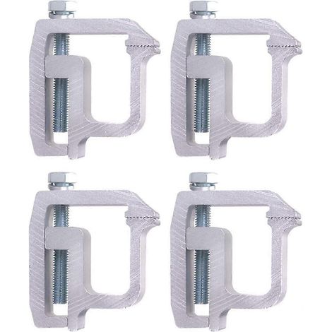Colliers de fixation pour capot de pick-up/cellule de camping-car robustes TL-2002, lot de 4 colliers universels pour capot de pick-up/cellule de camping-car (1/5)