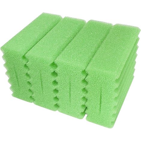 Compatible en Mousse Grossière Mousse d'Éponges Filtre Convient pour SunSun Pièce détachée Filtre Biologique CBF-350, CBF-350B et CBF-550 (Lot de 4) (1/4)