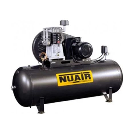 Compresseur d'air à piston bi-étagé 270 litres 5.5 CV NUAIR (1/3)