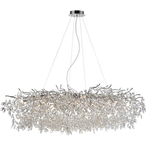 Lustre Ricicle 150 cm chromé - 2037-17