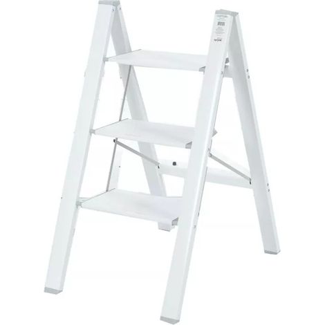 scala pieghevole easy system in alluminio con 3 gradini portata 150 kg (1/3)