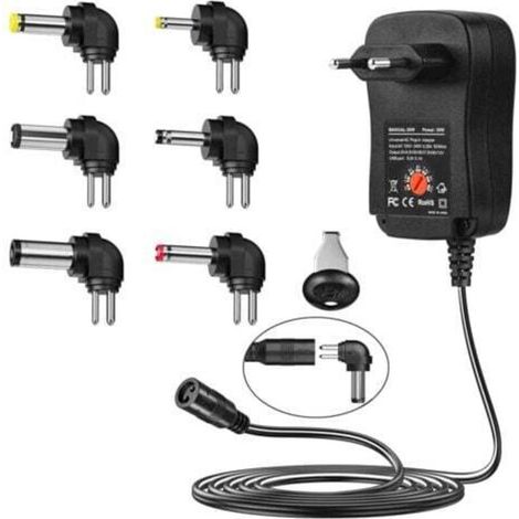 [NEVER USED] 30W AC Adapter, 3V-12V Adjustable Voltage Multifunctional Charger