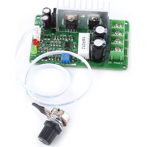 Contrôleur PWM 15A pour Moteur 12V-36V DC avec Potentiomètre et Sécurité Surcharge (1/5)