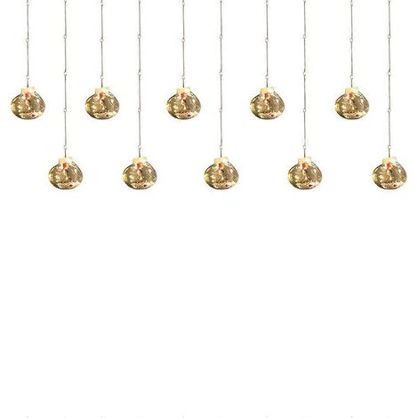 Sapin de Noël LED, guirlande lumineuse à boules porte-bonheur, guirlande lumineuse décorative de Noël, Père Noël (1/5)