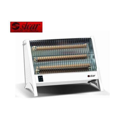 Stufa elettrica 3 elementi steatite 1800W Sicar - S/63