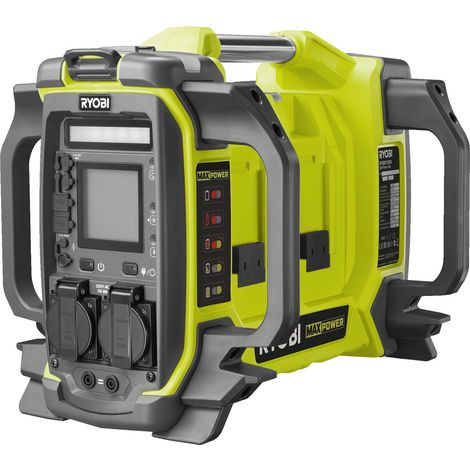 Ryobi – Onduleur sur batterie 36 V 1800 W – Alimentation 230 V – 4 ports USB – Compatible application PowerGen – Moteur Brushless