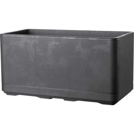 Deroma Pflanztopf Cosmo Kunststoff 77,7 x 39,4 cm anthrazit