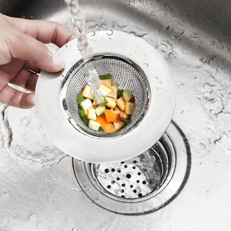2 passoires dvier en acier inoxydable filtres cheveux pour douche et cuisine diamtre 3 pouces