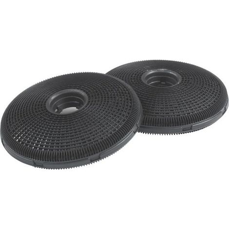 Filtro de carbón AllSpares (2 uds.) para campanas extractoras compatibles con AEG-Electrolux Tipo 190 / ECFB02 / ECFBLL01 y Boretti KF801 (Ø190mm)