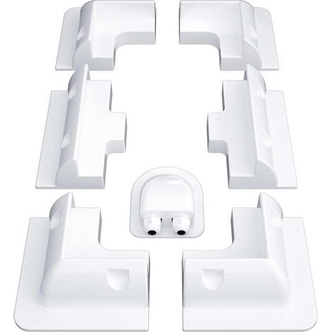 Kit de Montage de Panneau Solaire avec écrous et boulons pour Dalles de Toit, Cadres de Toit, Supports de Montage, Camping-Car, Mur et Autres Supports de Toit (ABS 7 pièces) (1/5)