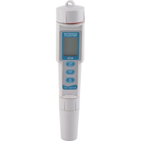 Analyseur 3‑en‑1 pH/Conductivité/Température PH‑983, Testeur de Qualité d'Eau pour Piscine et Laboratoire (1/5)