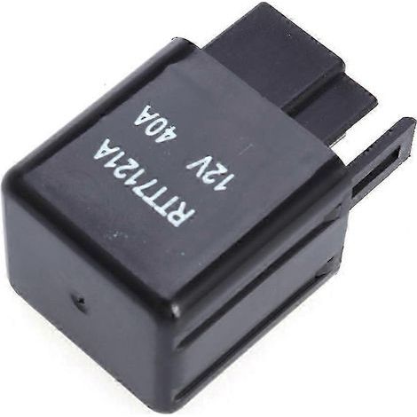 Compatible avec le relais RTT7121A 12V 40A à 4 broches, remplace directement les relais mécaniques, unipolaire unidirectionnel, peut remplacer le relais 90987-02006 (couleur aléatoire).