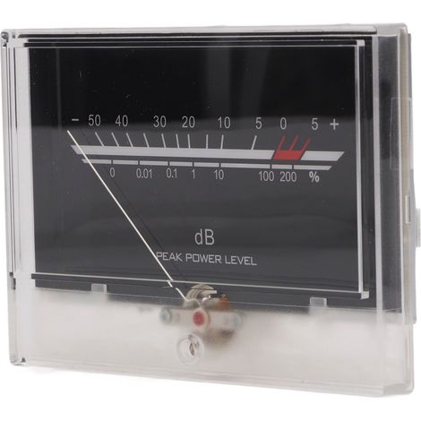 Weiß hinterleuchtetes LED-VU-Meter, präzise dB-Pegelmessung für Leistungsverstärker, Studios und DIY-Projekte – Audiosignalanzeige (1/5)