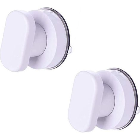 Poignee de Traction Ventouse 2 Pièces Portable Bouton Ventouse avec Forte Ventouse pour Salle De Bains Placard Tiroir Verre Mo (1/4)