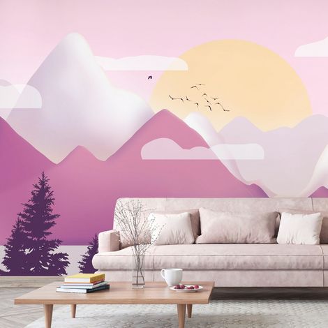 Papier peint Landscape at Sunset - Third Variant - 150 x 105 cm (1/4)