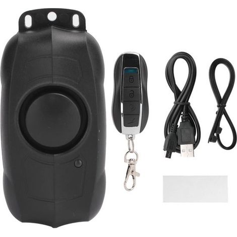Allarme impermeabile LY C1 per moto e biciclette, 150 dB, con telecomando per scooter elettrici. (1/5)