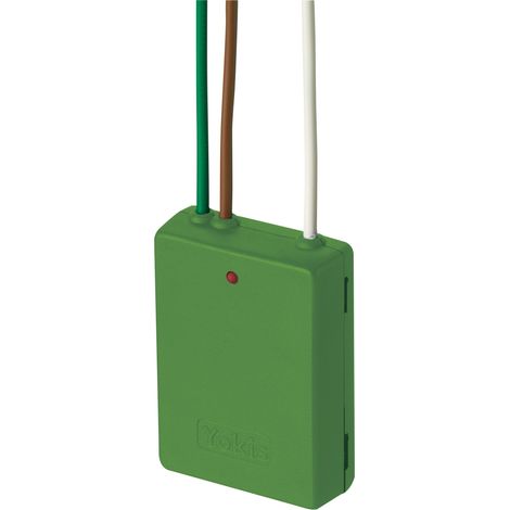 Yokis – Émetteur radio encastrable 2 canaux – Portée 250m – Autonomie 7 ans – Indice de protection IP54 – SKU E2BPP