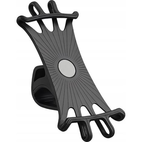 Support de téléphone en silicone pour vélo, stable sur le guidon (1/5)