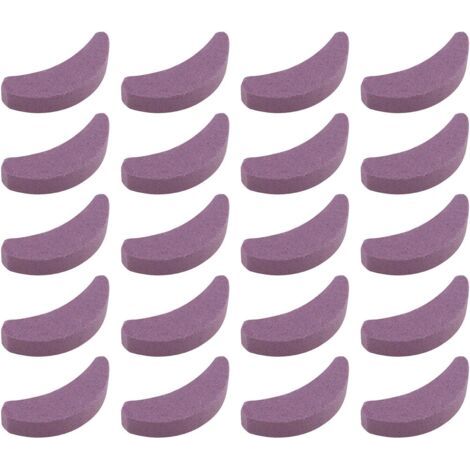 Lot de 20 pierres à aiguiser violettes pour tronçonneuse, outils de meulage pour affûteuse de dents de scie électrique (1/5)