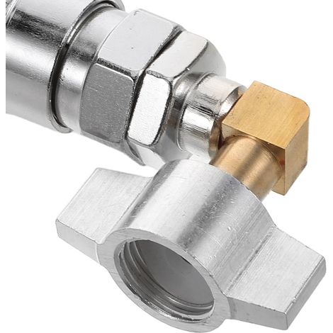 Raccord coudé pneumatique pour soufflette à air de camion (1/5)