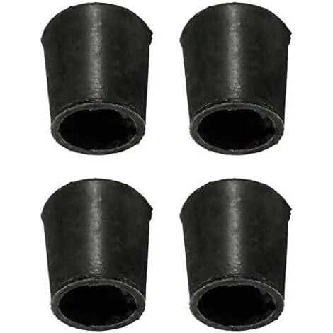 Lot de 4 embouts de protection pour pieds de chaises - Solides, anti-rayures, protection du sol - Diamètre : 16 mm/19 mm/22 mm/25 mm/32 mm/40 mm/50 mm, Voir image, 16mm (1/5)