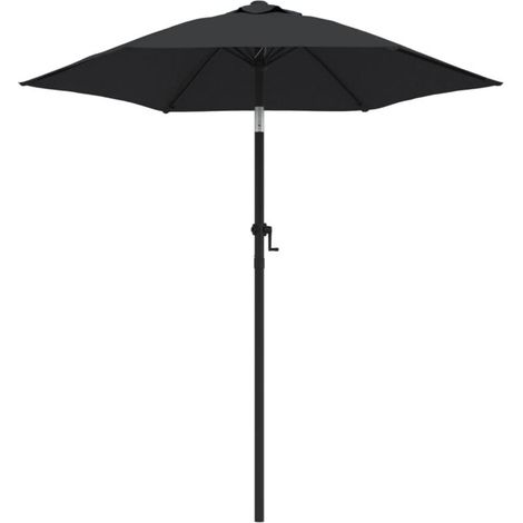 Parasol de Jardin/Parasol Noir 200x211 cm Aluminium 90333 (1/5)