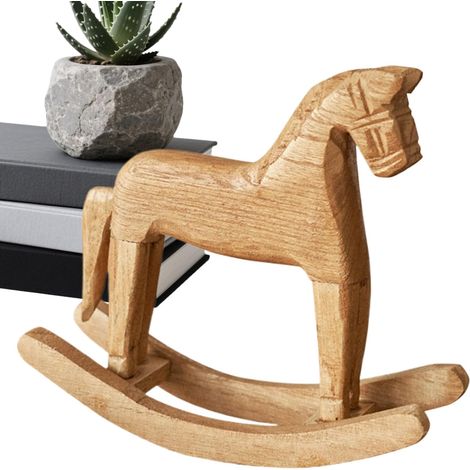 questres pour Maison Dcoration De Cheval Bascule en Bois (1/5)
