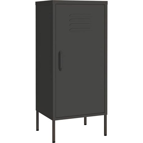 Maison Exclusive - Armoire de rangement Anthracite 42,5x35x101,5 cm Acier (1/5)