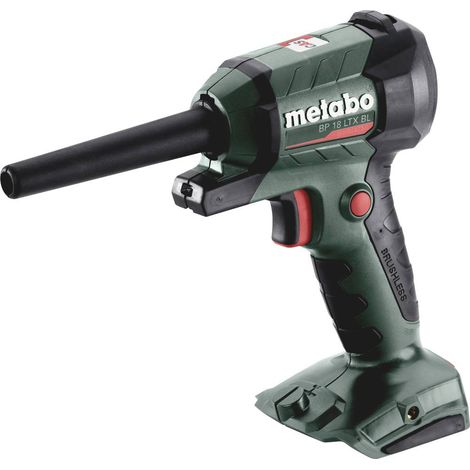 Pistola di soffiaggio a batteria Metabo BP 18 LTX BL senza batteria e caricabatterie