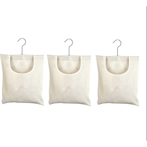 Sac à pinces à linge, porte-pinces à linge en acier inoxydable 304, sac de rangement, portable, lavable, pratique, gain de place, à suspendre, sac à pinces à linge, Soc (1/5)