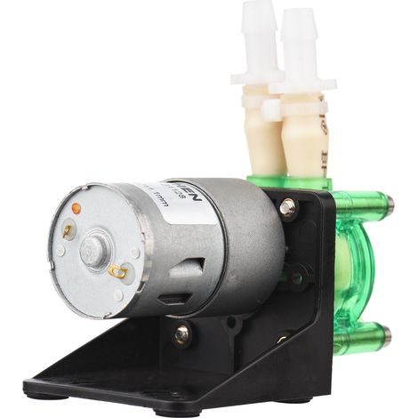 GROTHEN Pompe doseuse péristaltique 24V DC mini pompe à eau liquide débit élevé tube BPT auto-amorçante 700mL/min pour aquarium laboratoire analyse chimique dosage additifs, style panneau L