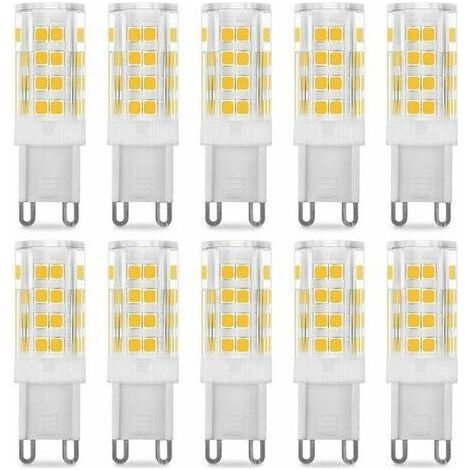 Ampoule LED G9 5W, lumière blanche 6000-6500k, AC110/240V, 1549mm, 10pcs (1/4)