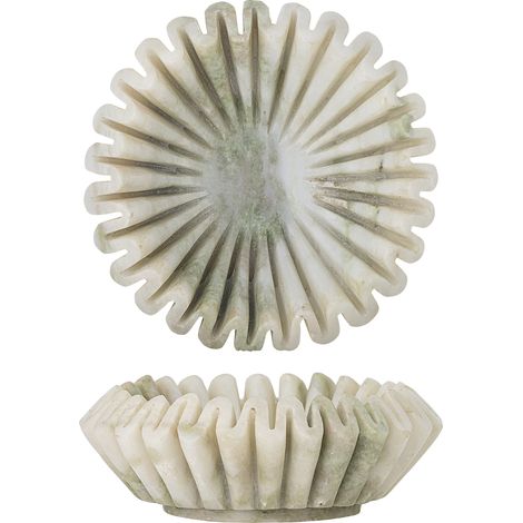 Bloomingville - Harmonia Bowl - Green - Marble