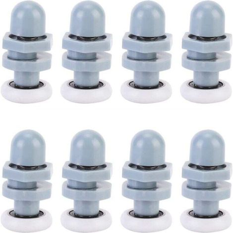 guide per porte doccia in plastica resistente, guide scorrevoli per vetro da bagno, per parti di ricambio (20 mm) (1/4)