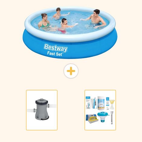 Bestway Bestway Fast Set Ronde - 366x76 cm - 3-pièces  S22278 (1/3)
