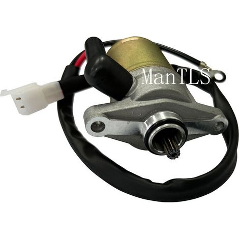 Démarreur de moto/moteur de démarrage adapté aux scooters quatre temps GY6, 50, 100 et 125 cm3. (1/3)