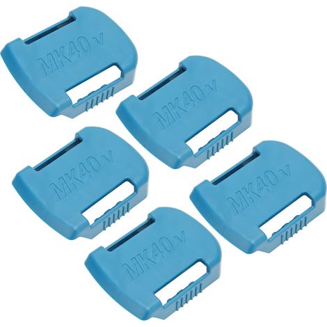 Support de rangement pour batterie d'outil électrique portable (5 pièces) avec trous de vis fraisés pour batterie au lithium 40 V (1/4)