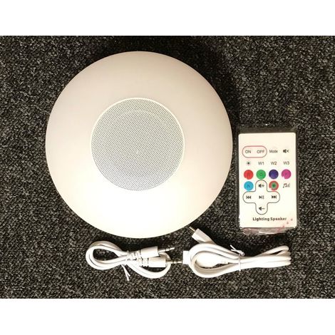 Signature Weave LED Colour Changing Mood Lamp Light & Bluetooth Speaker