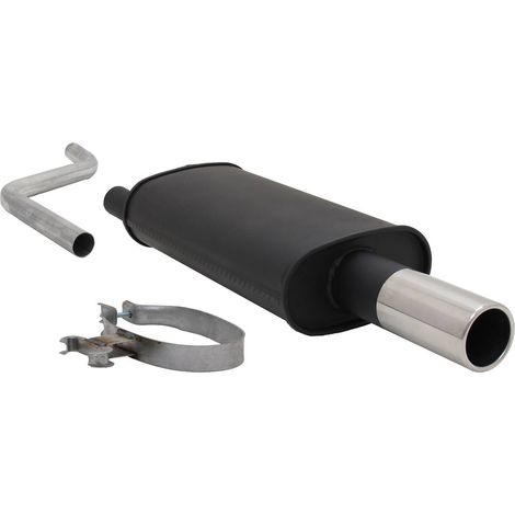 Silencieux Echappement VW Polo 86C de 1990 a 1994 sortie 1 x 76mm-27672847