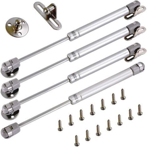 4pcs Gas Struts 150N / 15kg, 270mm for Door and Cabinet Lifting, with Screws Included (1/4)