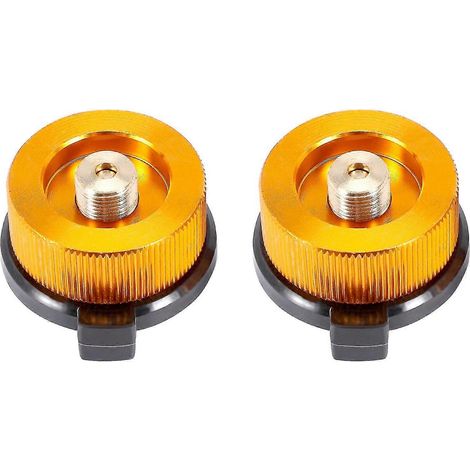 2 stücke Outdoor Camping Gas Flasche Adapter Sicher Langlebig Gasherd Adapter Gasherd Anschluss (1/5)