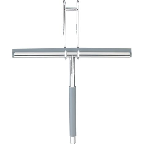 Wenko Raspador de ducha gris diseño moderno 26 cm