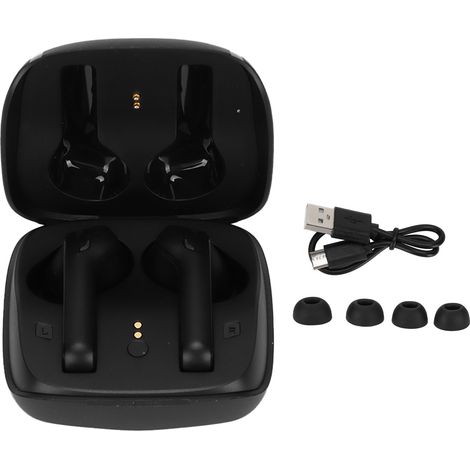 Casque Bluetooth G01 avec Boîtier de Charge Double Appel Version 5.0 Écouteurs Sans Fil Noir (1/5)