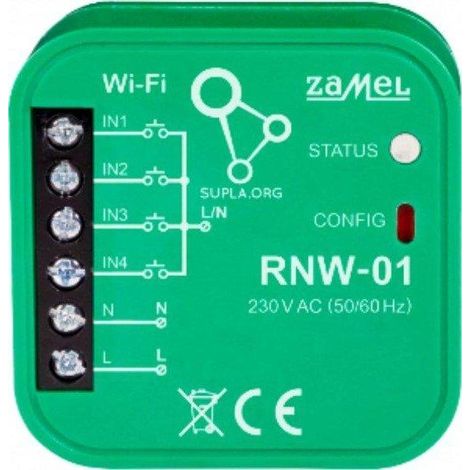Zamel Supla RNW-01 Wi-Fi Schnittstelle mit 4 Eingängen