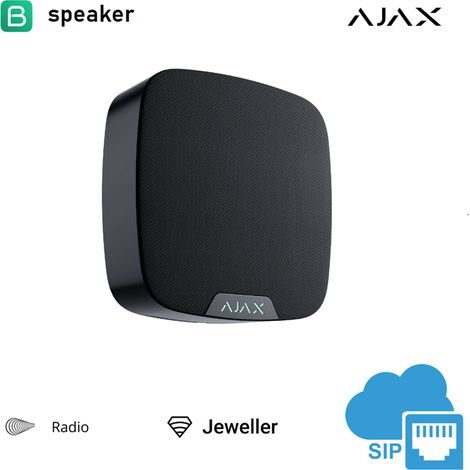 AJAX - 87531 - SpeakerPhone Jeweller, intercomunicador inalámbrico para interiores, con función de hablar y escuchar
