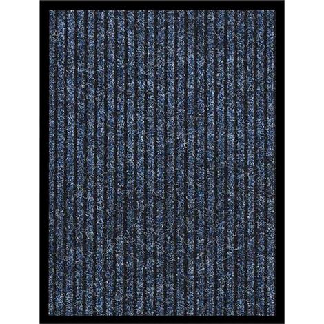 Paillasson rayé Tapis de salon Style Moderne - Tapis de sol Bleu 40x60 cm BV454210 - BonneVie (1/5)