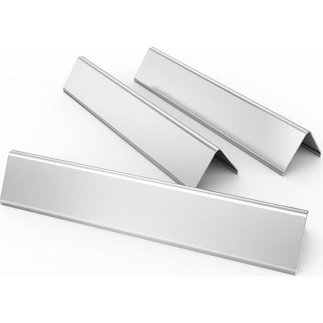 7635 Bars de flavorizer en acier inoxydable pour Weber Spirit I & II 200 Series, Spirit I E210/220 & II E210/S210, plaque chauffante de 38,9 cm, pièces de rechange pour barbecue Weber Spirit